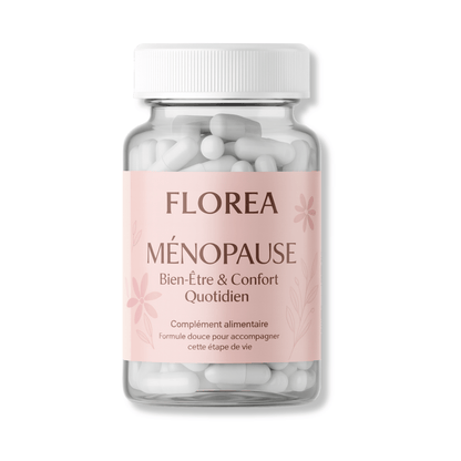 Vitamines Ménopause Florea – Complément ménopause bouffées de chaleur & fatigue