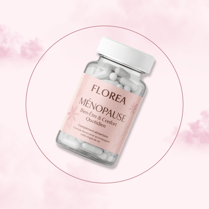 Vitamines Ménopause Florea – Complément ménopause bouffées de chaleur & fatigue