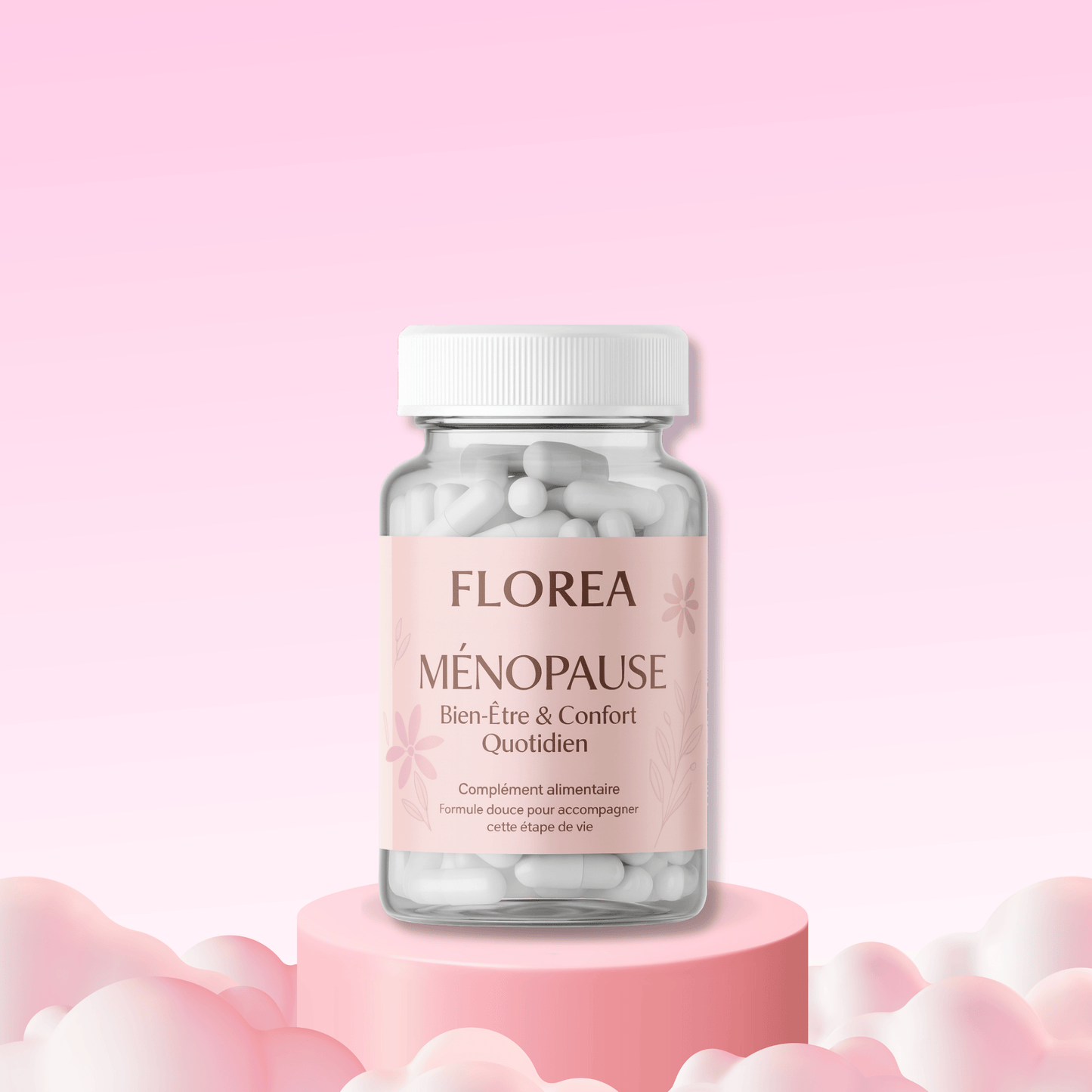 Vitamines Ménopause Florea – Complément ménopause bouffées de chaleur & fatigue