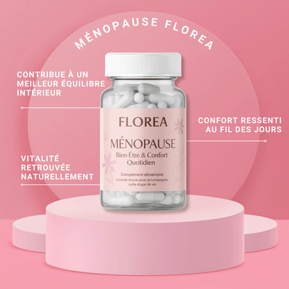 Vitamines Ménopause Florea – Complément ménopause bouffées de chaleur & fatigue